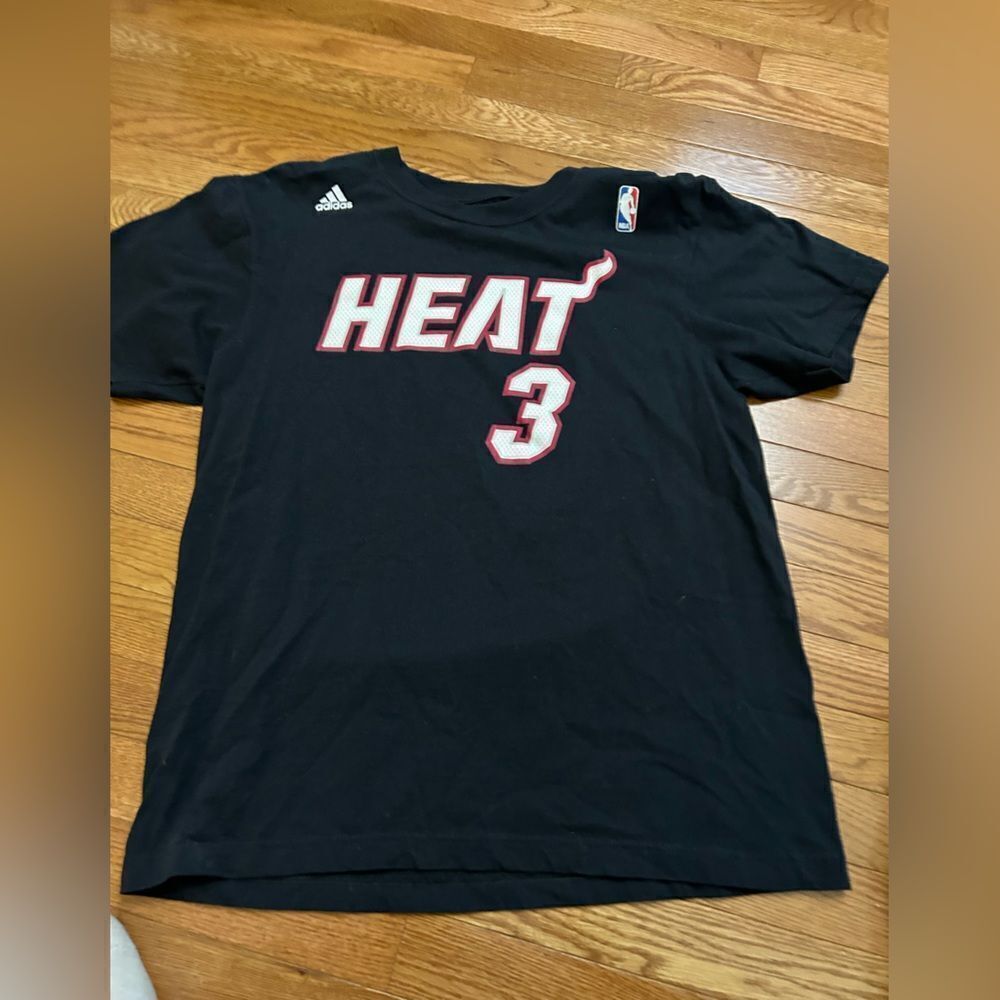 Adidas Miami Heat Dwayne Wade NBA Tshirt